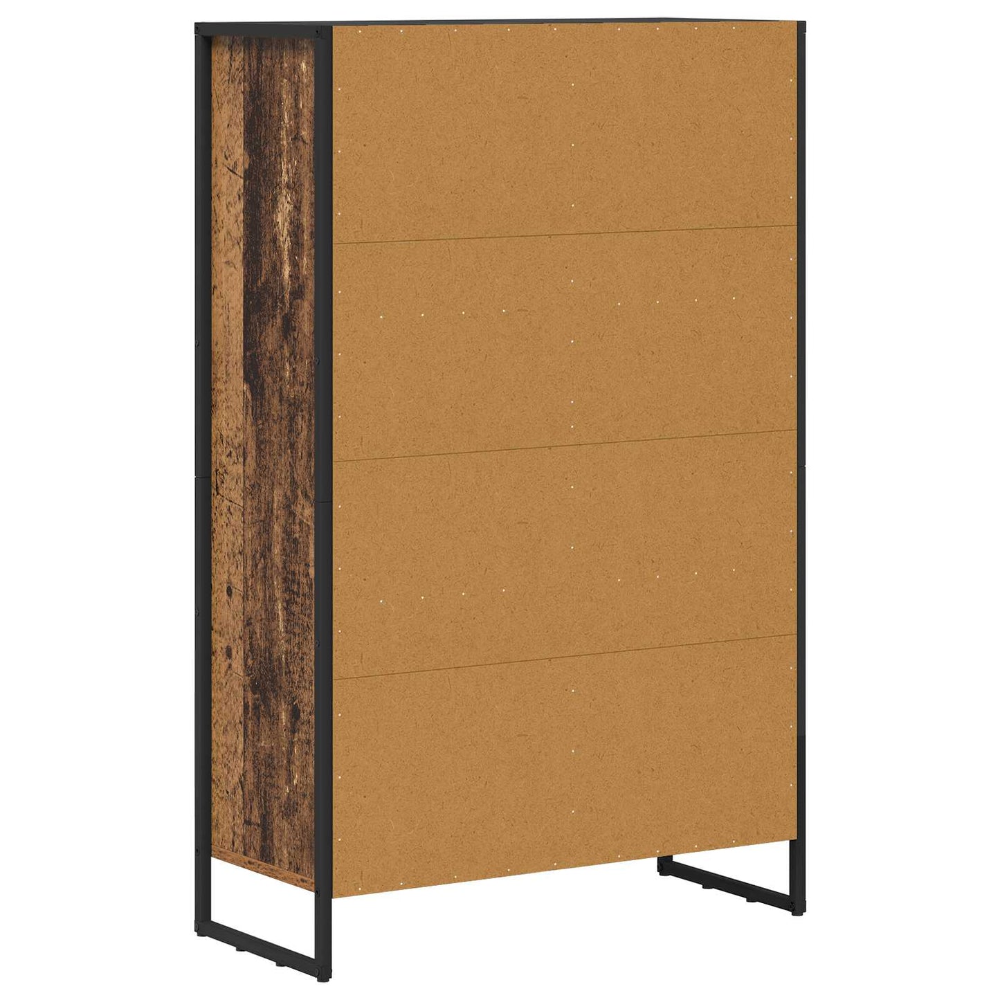 Könyvespolc 99.5 x 30 x 108.5 cm Szerelt Fa Öreg fa