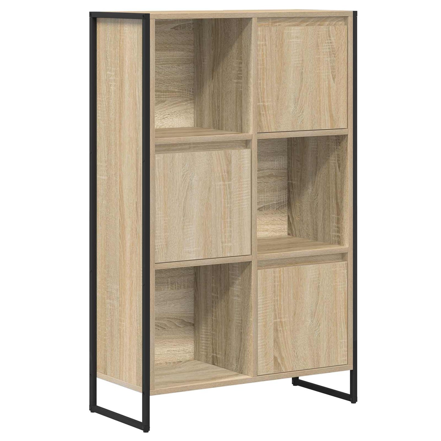 Könyvespolc 68 x 30 x 108.5 cm Szerelt Fa Sonoma