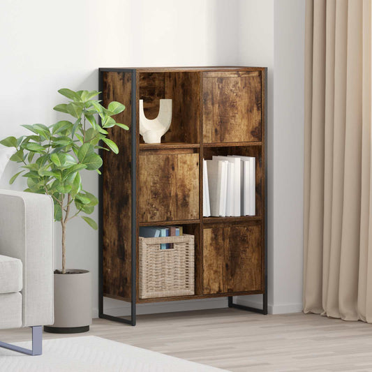 Könyvespolc Füstös tölgy 68 x 30 x 108.5 cm Faanyag