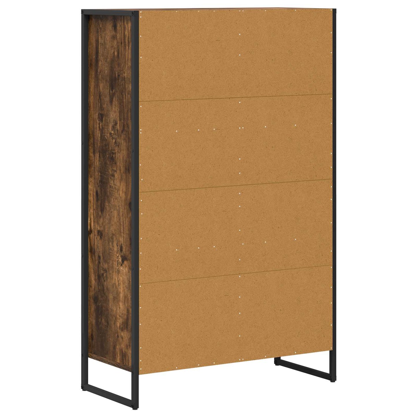 Könyvespolc 68 x 30 x 108.5 cm Szerelt Fa Füstös tölgy