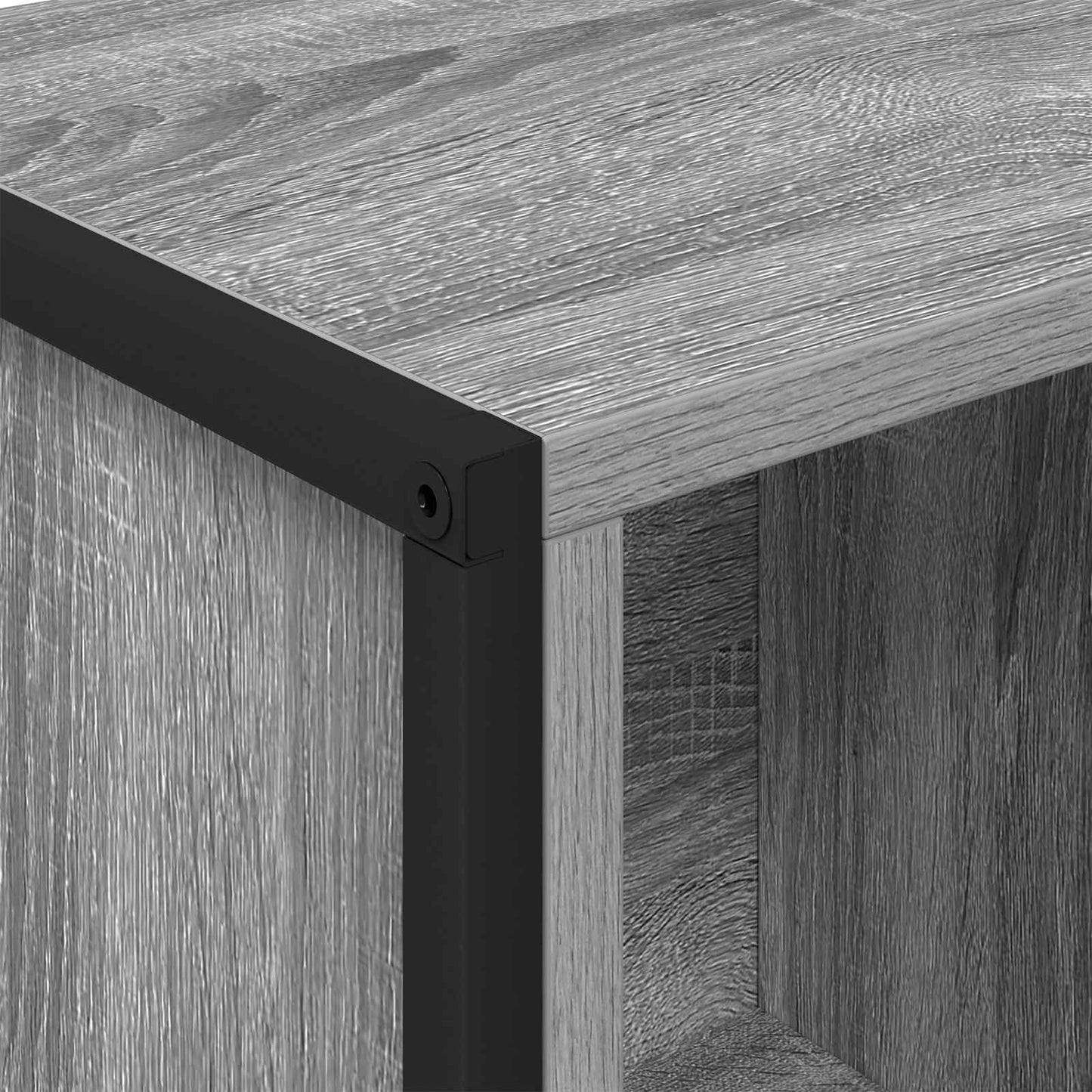 Könyvespolc 68 x 30 x 108.5 cm Szerelt Fa Szürke Sonoma
