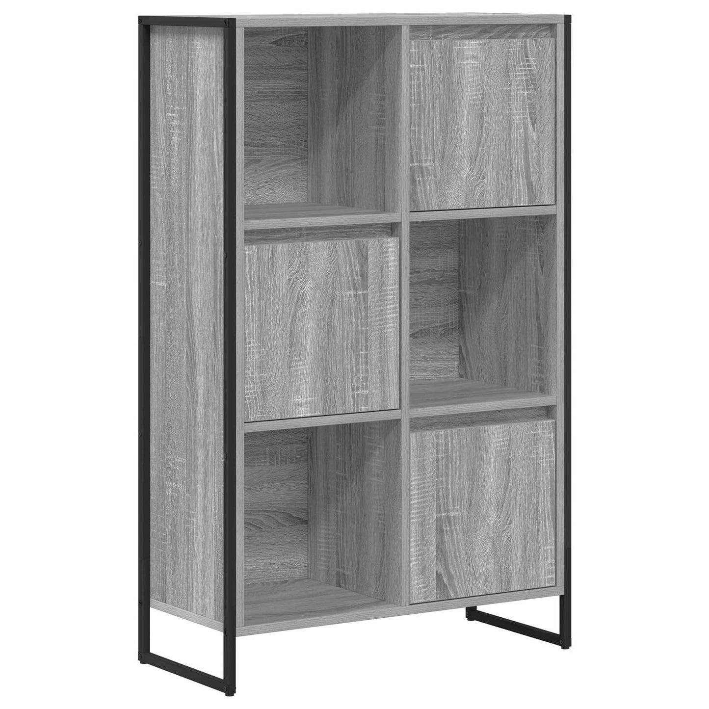 Könyvespolc 68 x 30 x 108.5 cm Szerelt Fa Szürke Sonoma