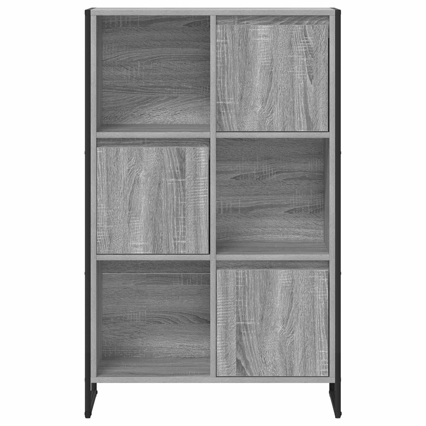 Könyvespolc 68 x 30 x 108.5 cm Szerelt Fa Szürke Sonoma