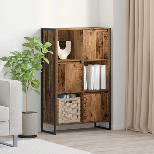 Könyvespolc Öreg fa 68 x 30 x 108.5 cm Faanyag