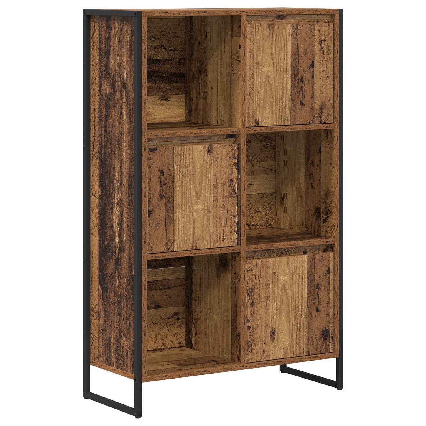 Könyvespolc 68 x 30 x 108.5 cm Szerelt Fa Öreg fa