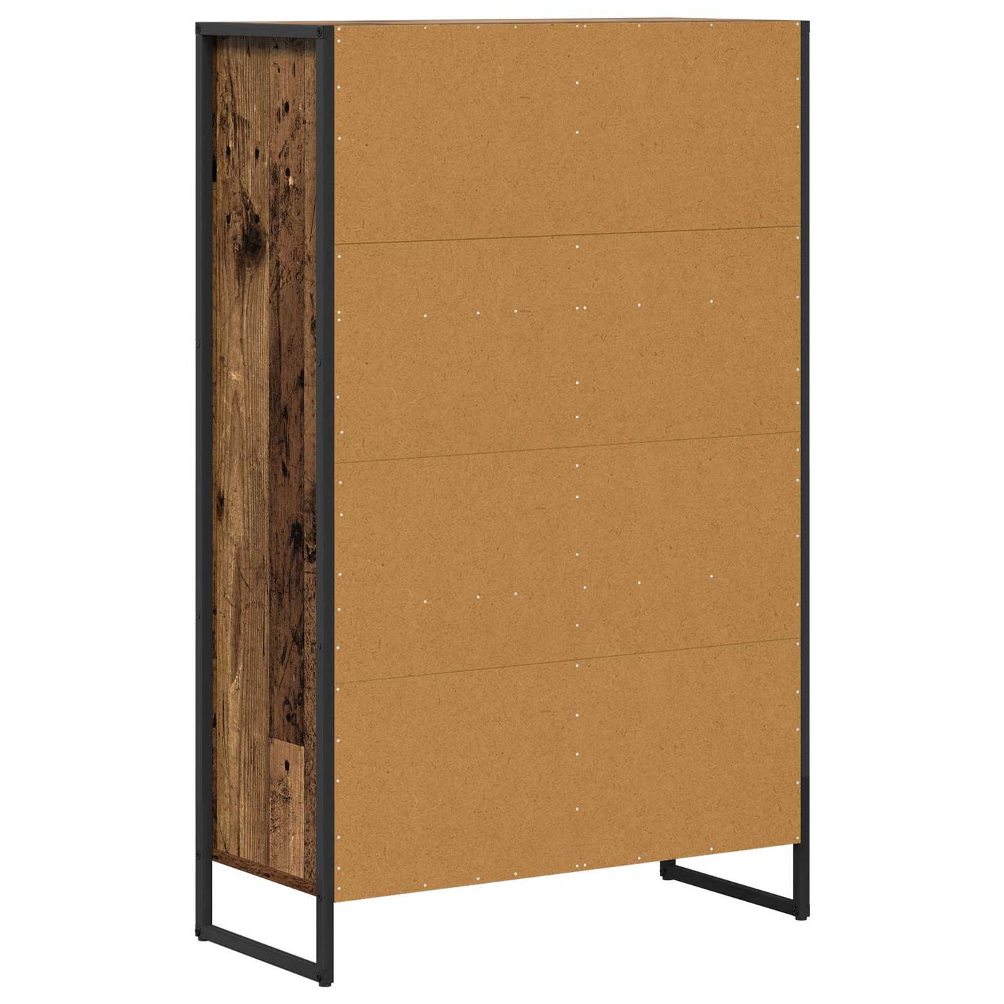 Könyvespolc 68 x 30 x 108.5 cm Szerelt Fa Öreg fa
