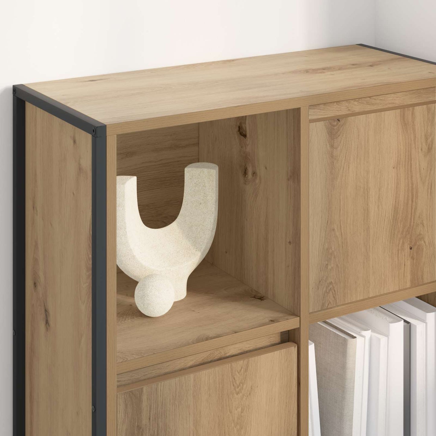 Könyvespolc 68 x 30 x 108.5 cm Szerelt Fa Művészi tölgy