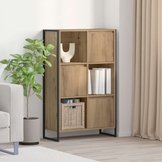 Könyvespolc Művészi tölgy 68 x 30 x 108.5 cm Faanyag