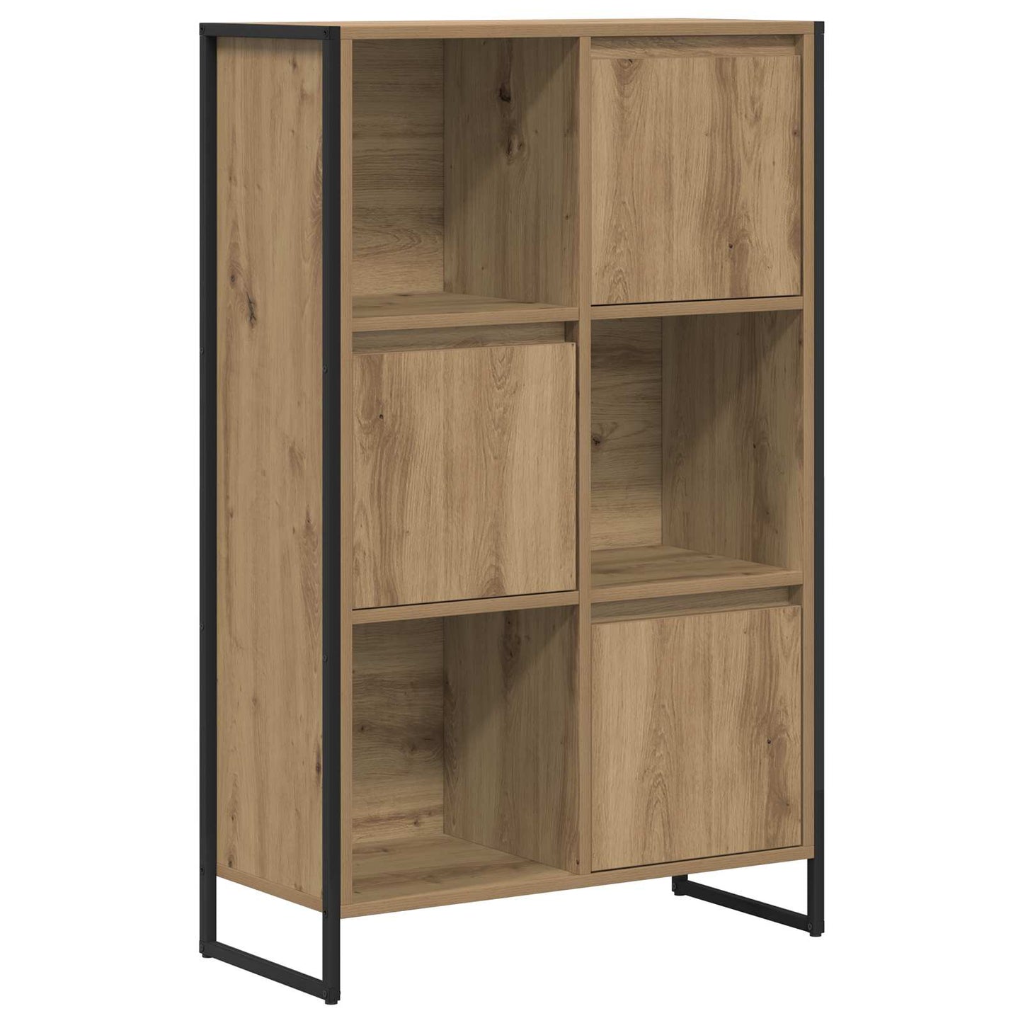 Könyvespolc 68 x 30 x 108.5 cm Szerelt Fa Művészi tölgy