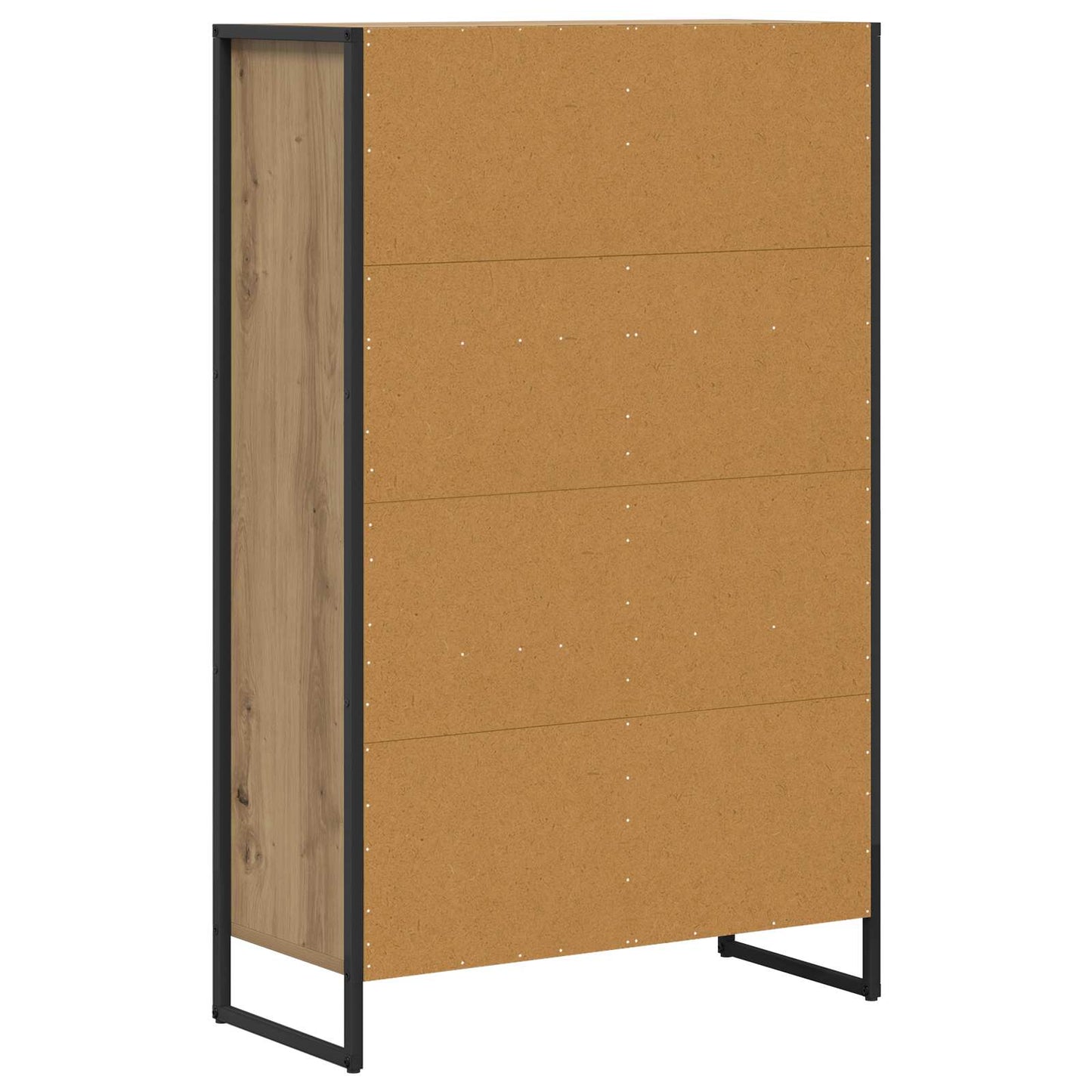 Könyvespolc 68 x 30 x 108.5 cm Szerelt Fa Művészi tölgy