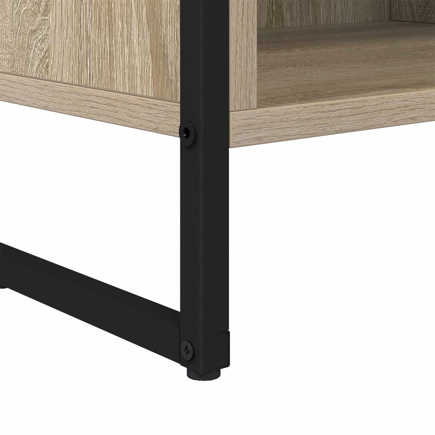 TV szekrény 100 x 36.5 x 30.5 cm Sonoma Szerelt Fa