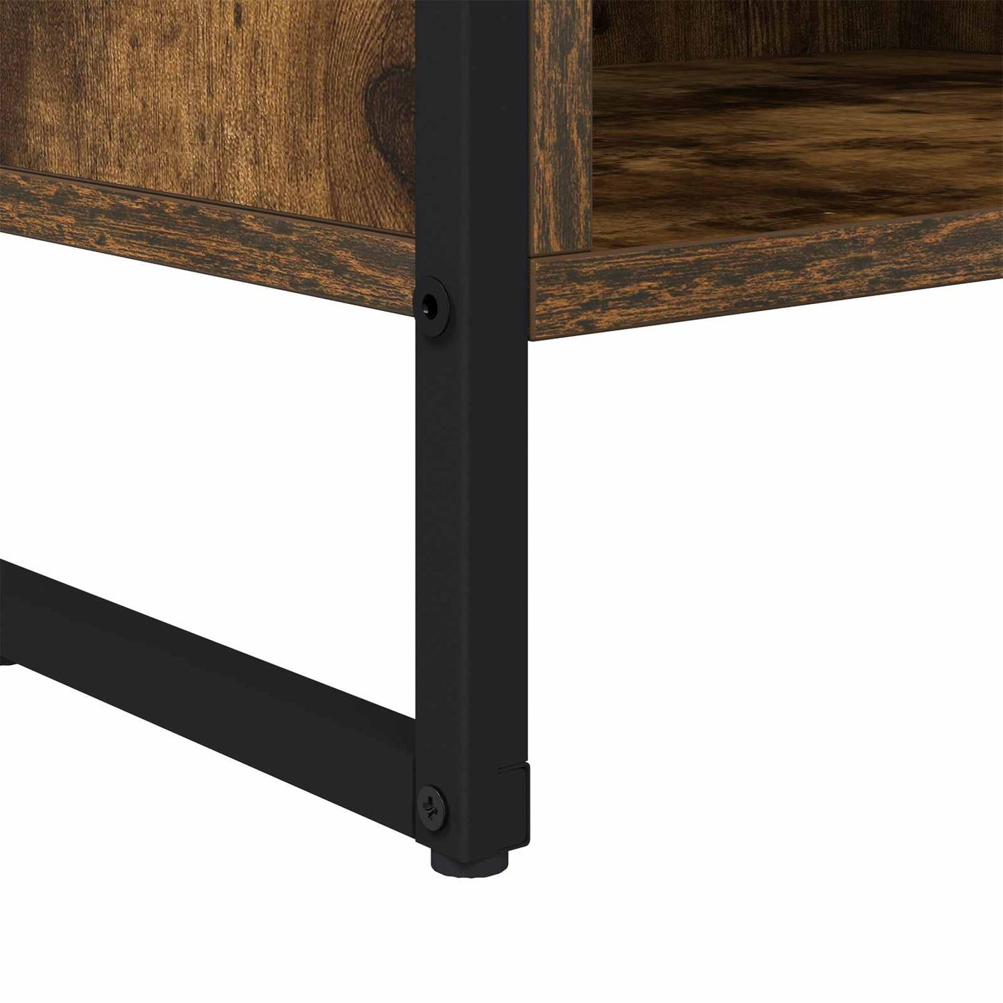 TV szekrény 100 x 36.5 x 30.5 cm Füstös tölgy Szerelt Fa