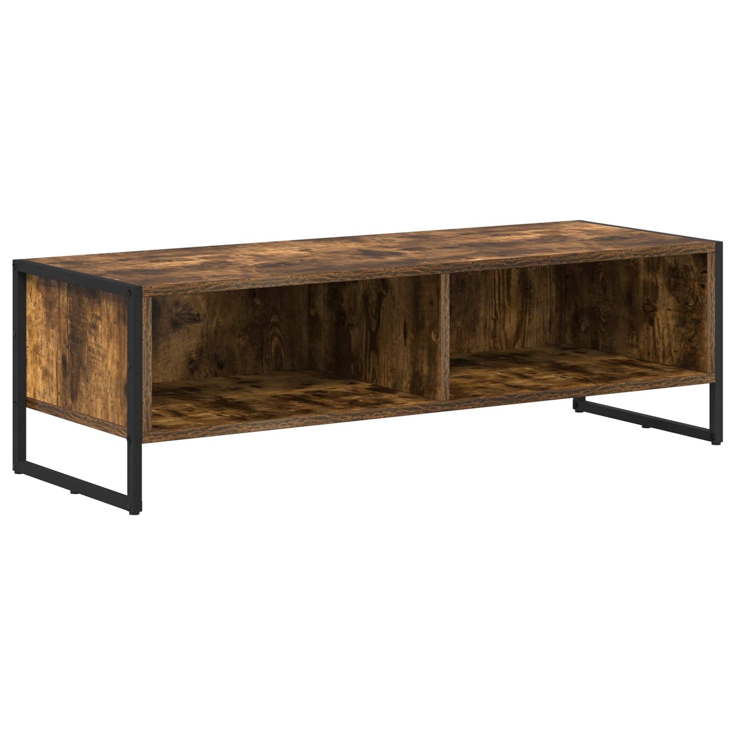 TV szekrény 100 x 36.5 x 30.5 cm Füstös tölgy Szerelt Fa