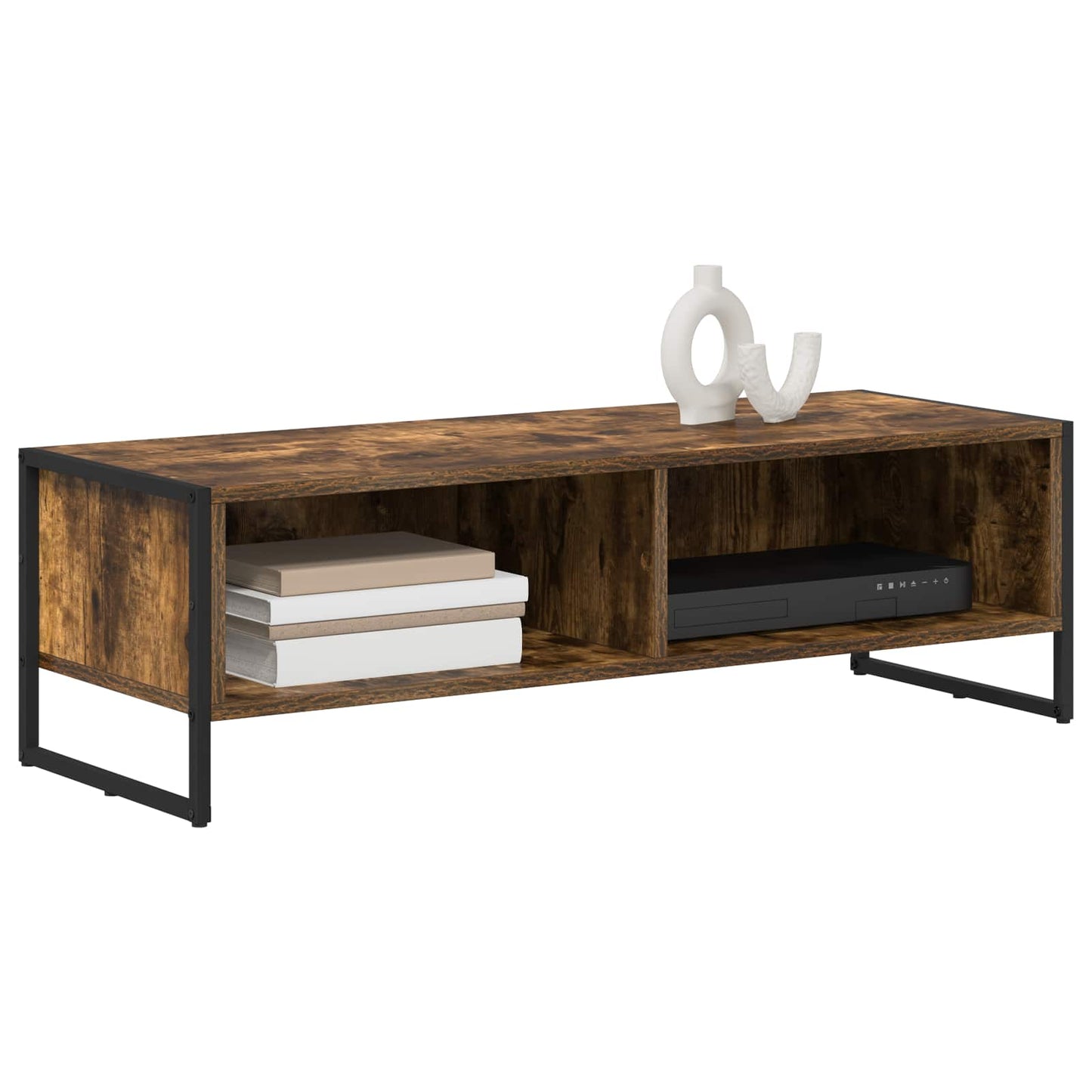 TV szekrény 100 x 36.5 x 30.5 cm Füstös tölgy Szerelt Fa