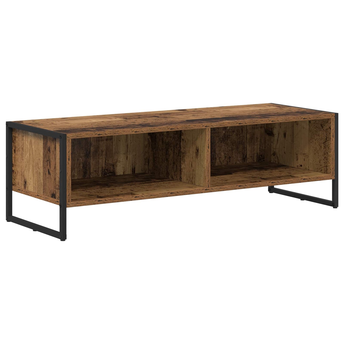TV szekrény 100 x 36.5 x 30.5 cm Öreg fa Szerelt Fa