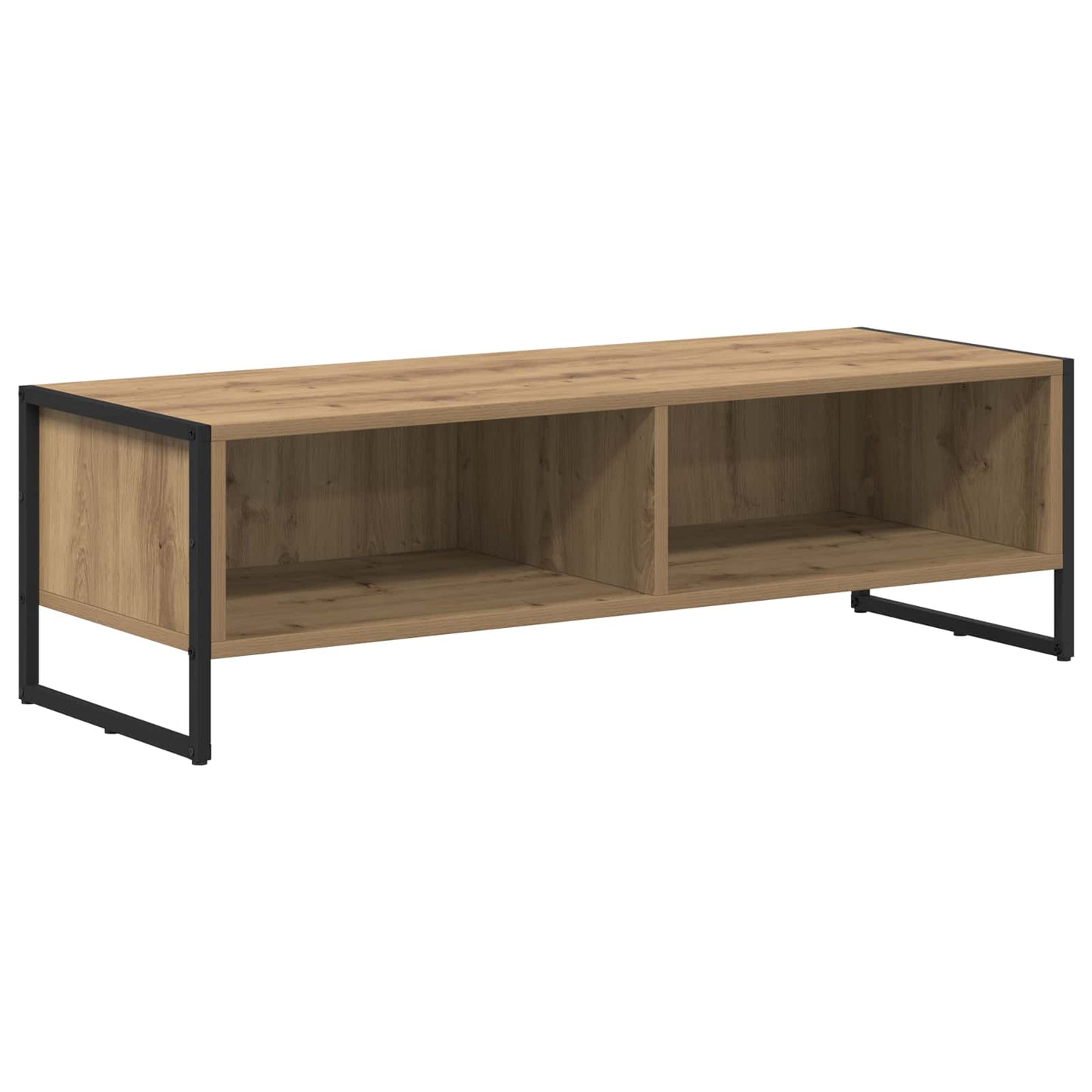 TV szekrény 100 x 36.5 x 30.5 cm Művészi tölgy Szerelt Fa