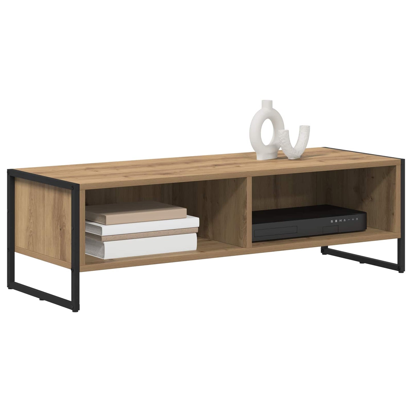 TV szekrény 100 x 36.5 x 30.5 cm Művészi tölgy Szerelt Fa