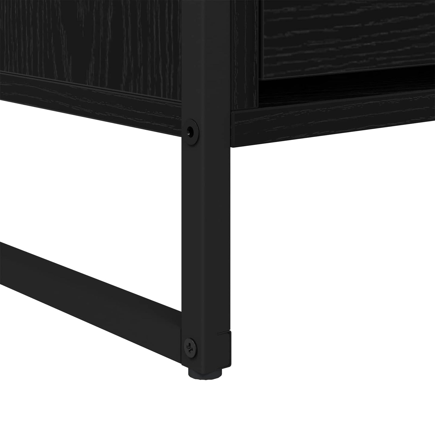 TV szekrény 100 x 36 x 49,5 cm Fekete tölgy Szerelt Fa