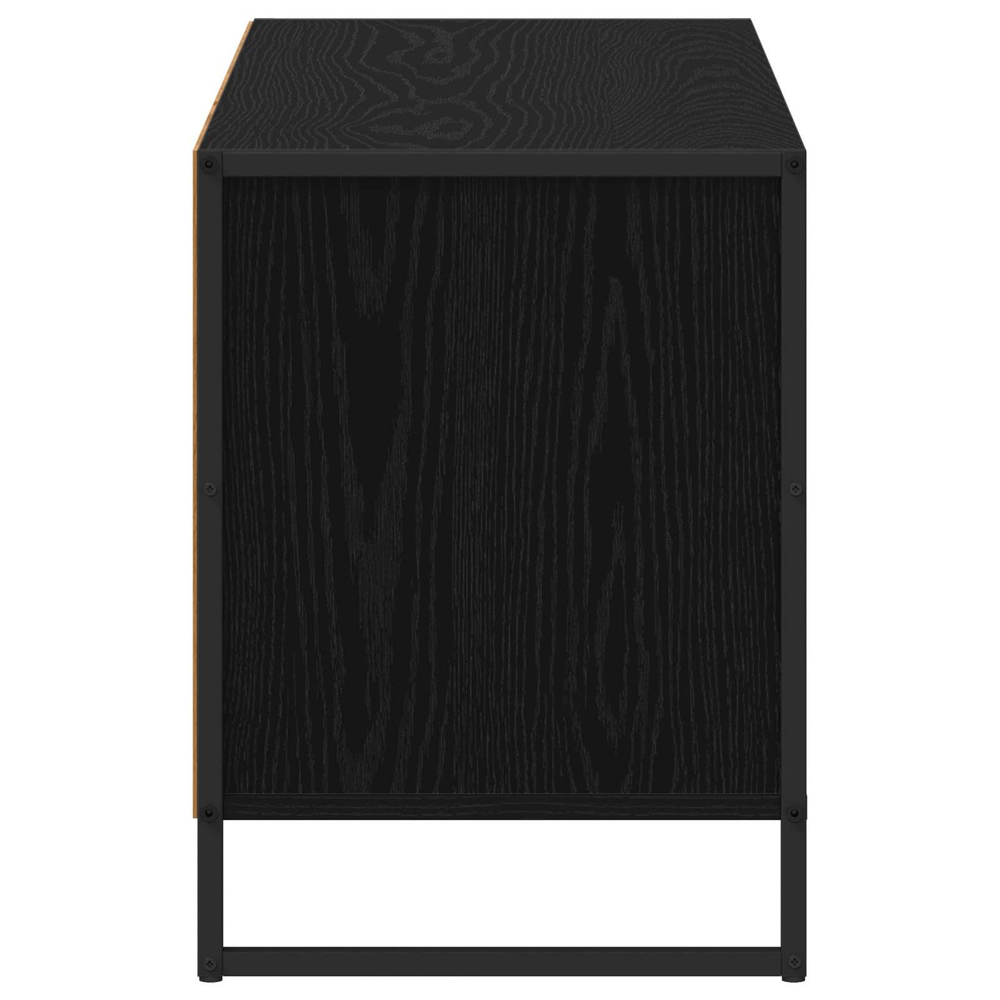 TV szekrény 100 x 36 x 49,5 cm Fekete tölgy Szerelt Fa