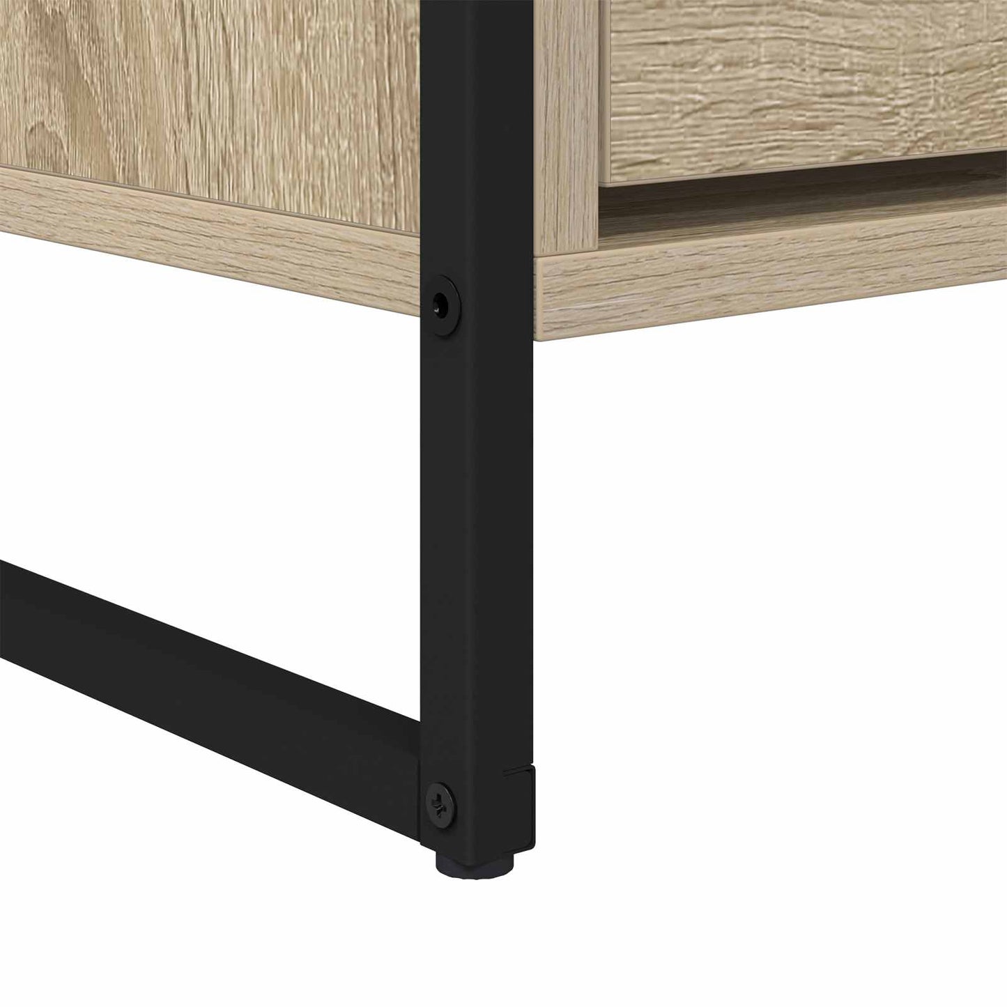 TV szekrény 100 x 36 x 49,5 cm Sonoma Szerelt Fa