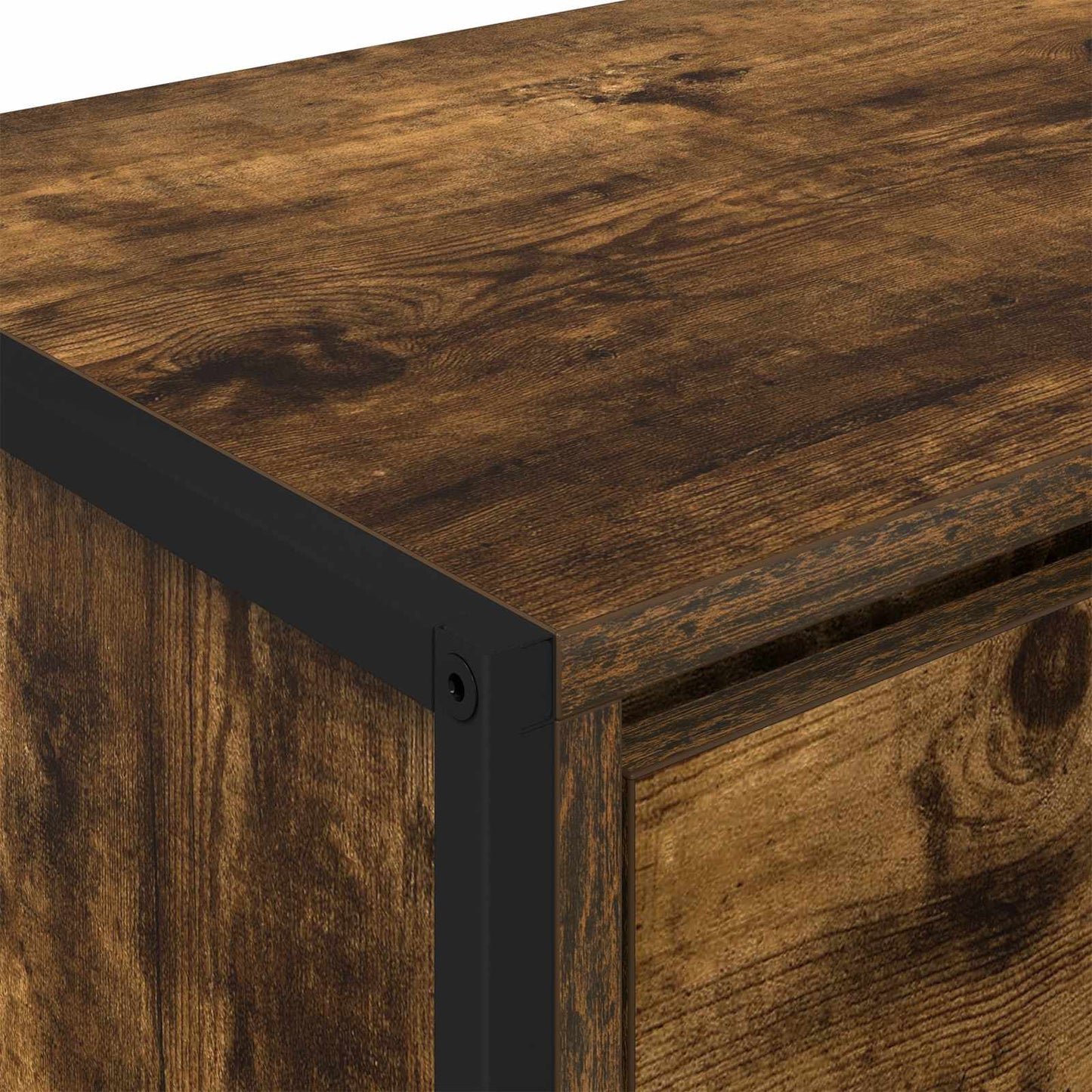 TV szekrény 100 x 36 x 49,5 cm Füstös tölgy Szerelt Fa