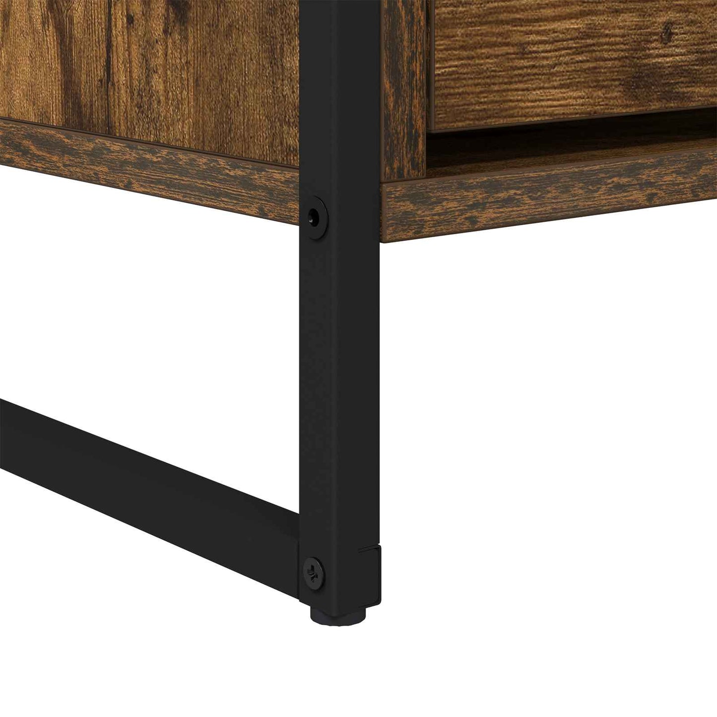 TV szekrény 100 x 36 x 49,5 cm Füstös tölgy Szerelt Fa
