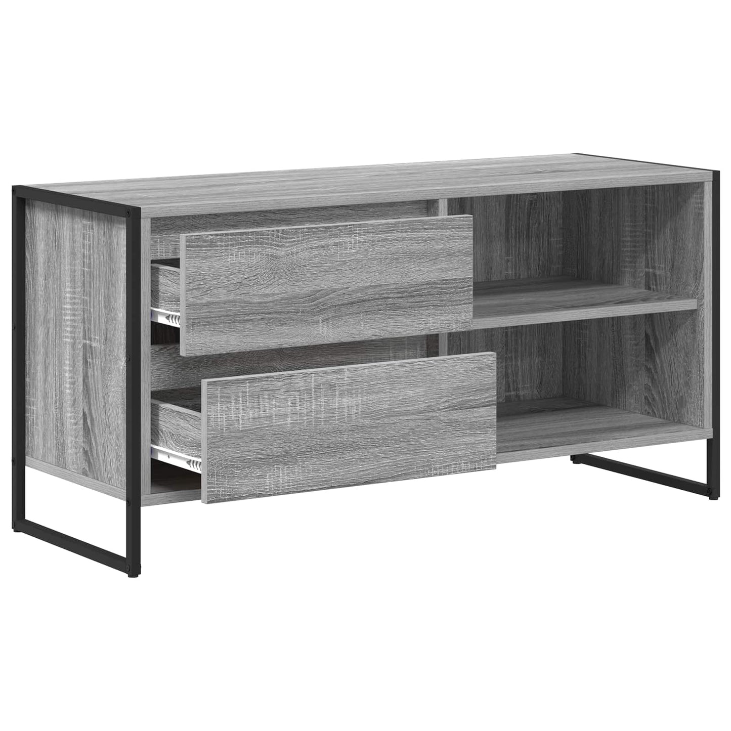 TV szekrény 100 x 36 x 49,5 cm Szürke Sonoma Szerelt Fa