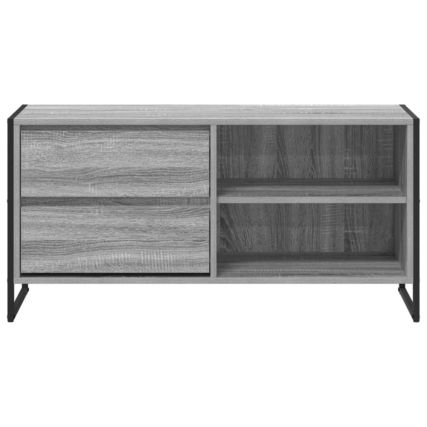 TV szekrény 100 x 36 x 49,5 cm Szürke Sonoma Szerelt Fa