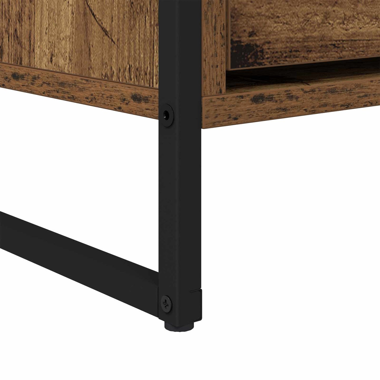 TV szekrény 100 x 36 x 49,5 cm Öreg fa Szerelt Fa