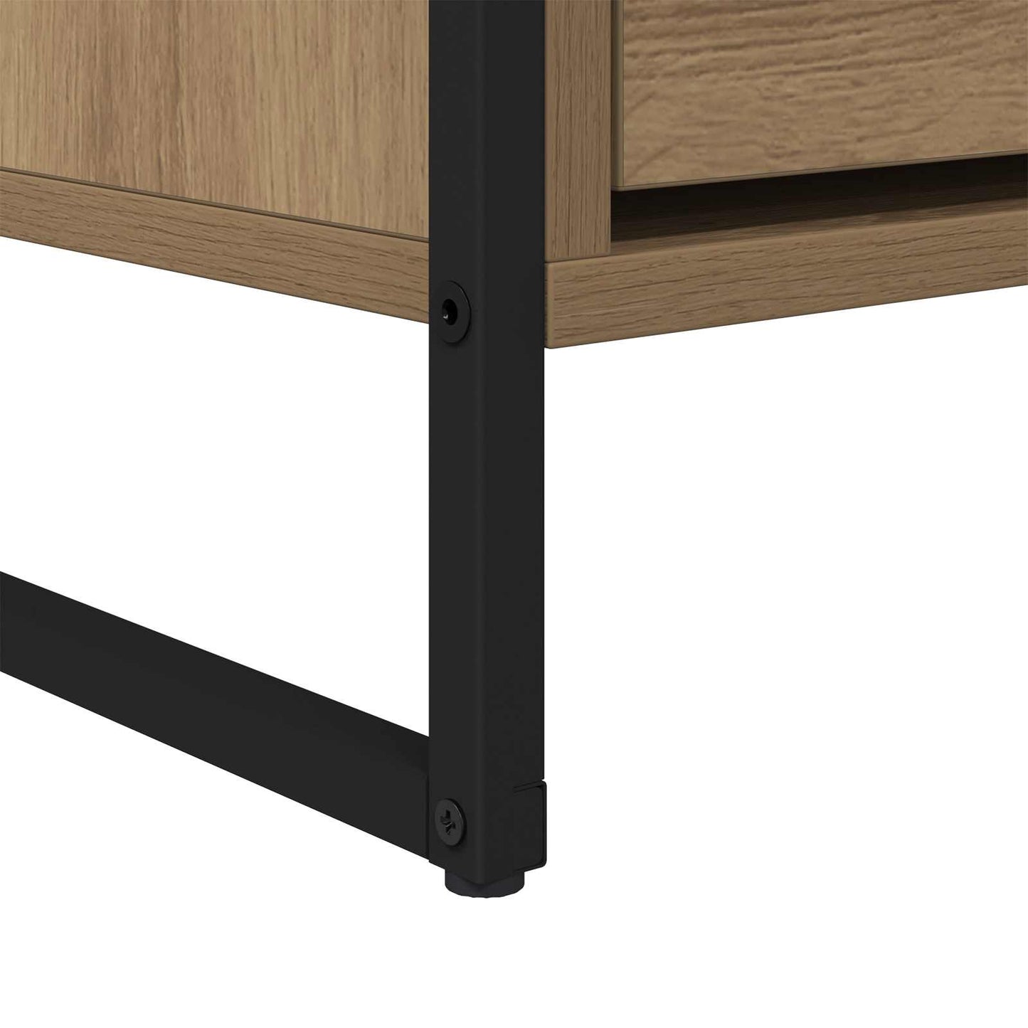 TV szekrény 100 x 36 x 49,5 cm Művészi tölgy Szerelt Fa