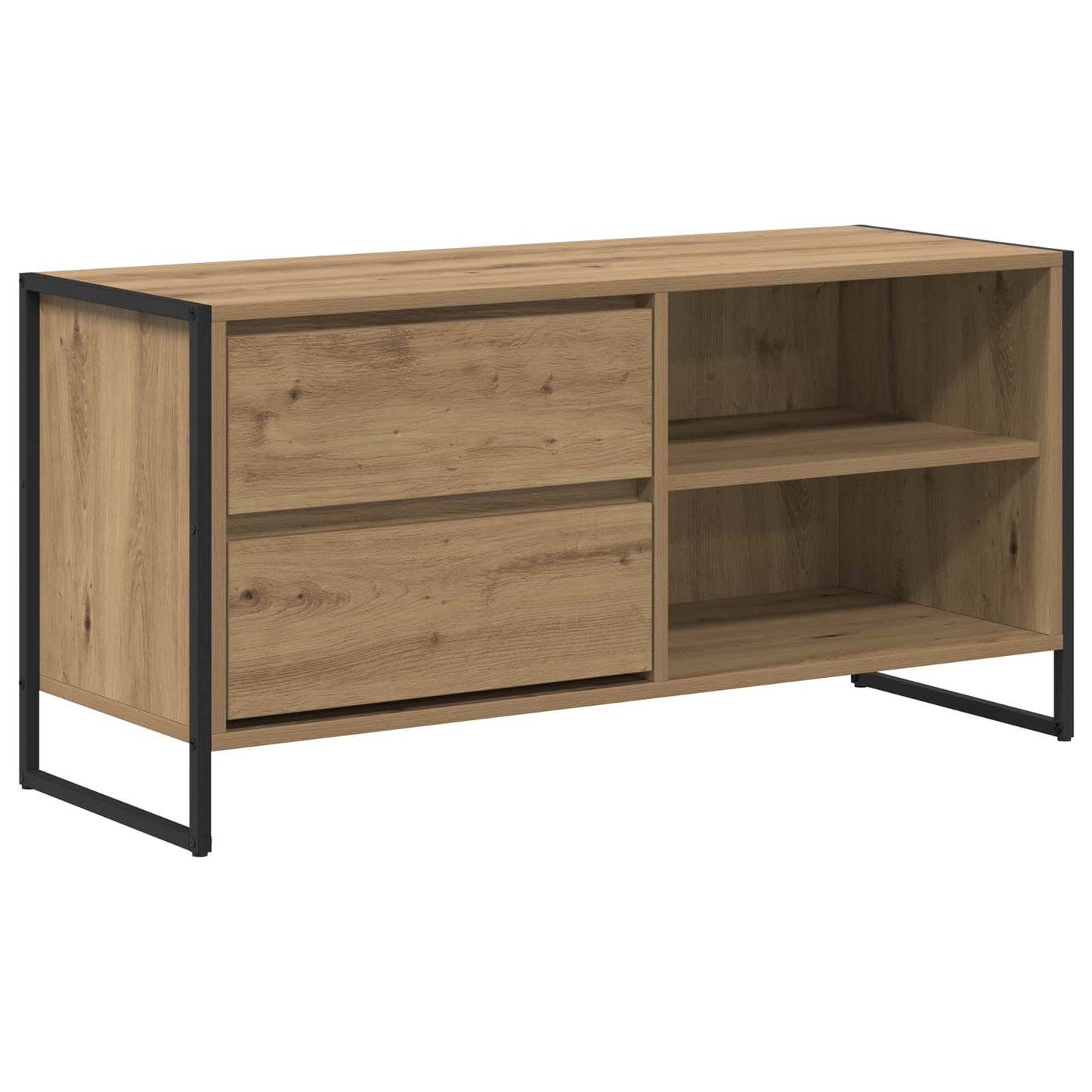 TV szekrény 100 x 36 x 49,5 cm Művészi tölgy Szerelt Fa