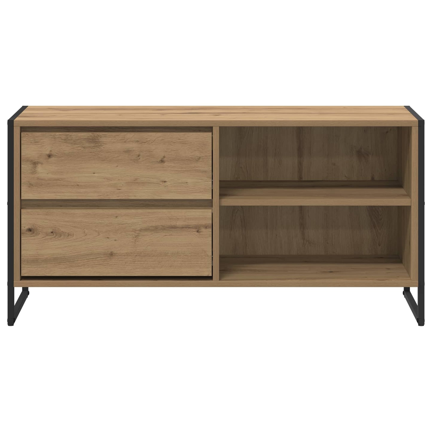 TV szekrény 100 x 36 x 49,5 cm Művészi tölgy Szerelt Fa