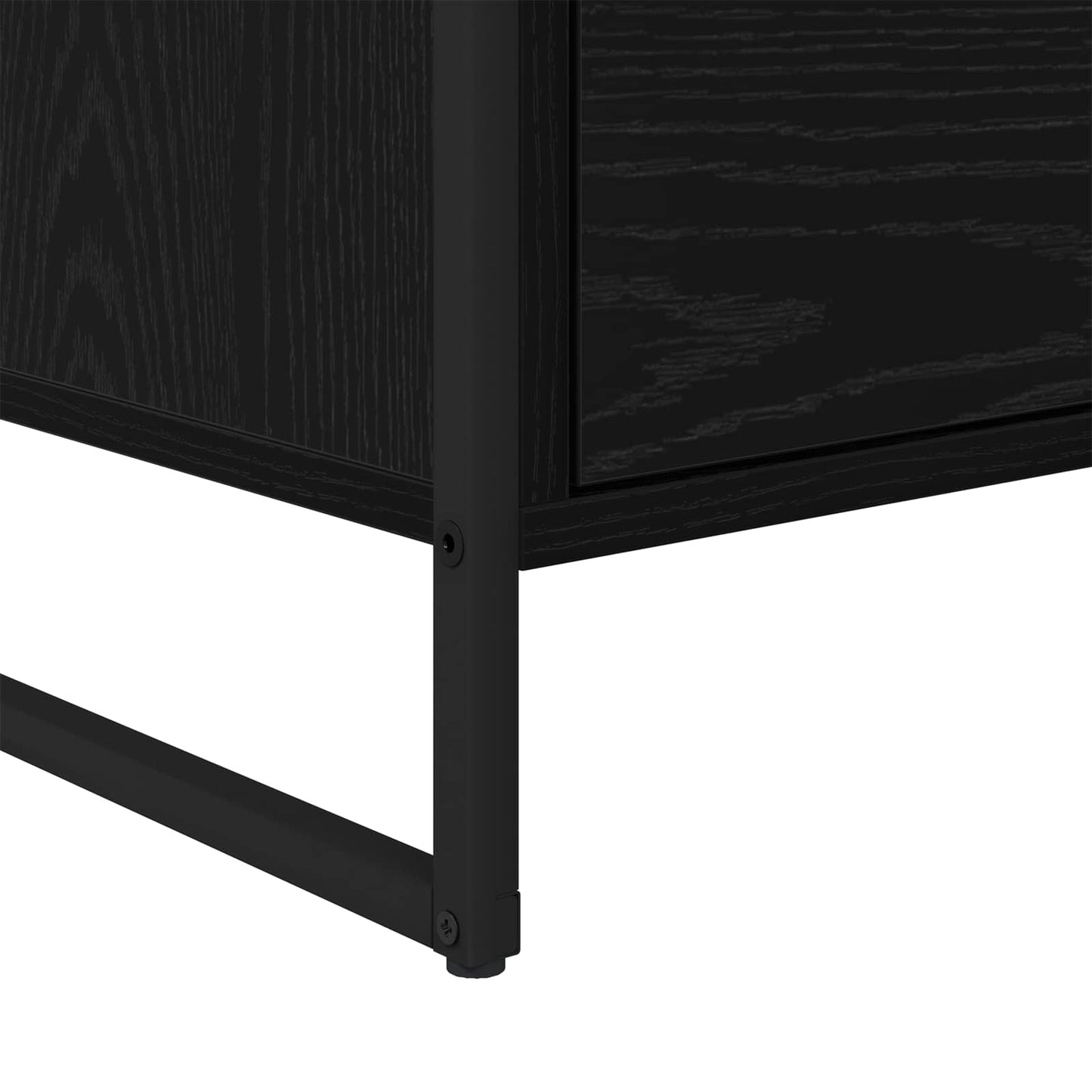Széf fiókkal Fekete tölgy 79 x 36 x 75.5 cm Faanyag