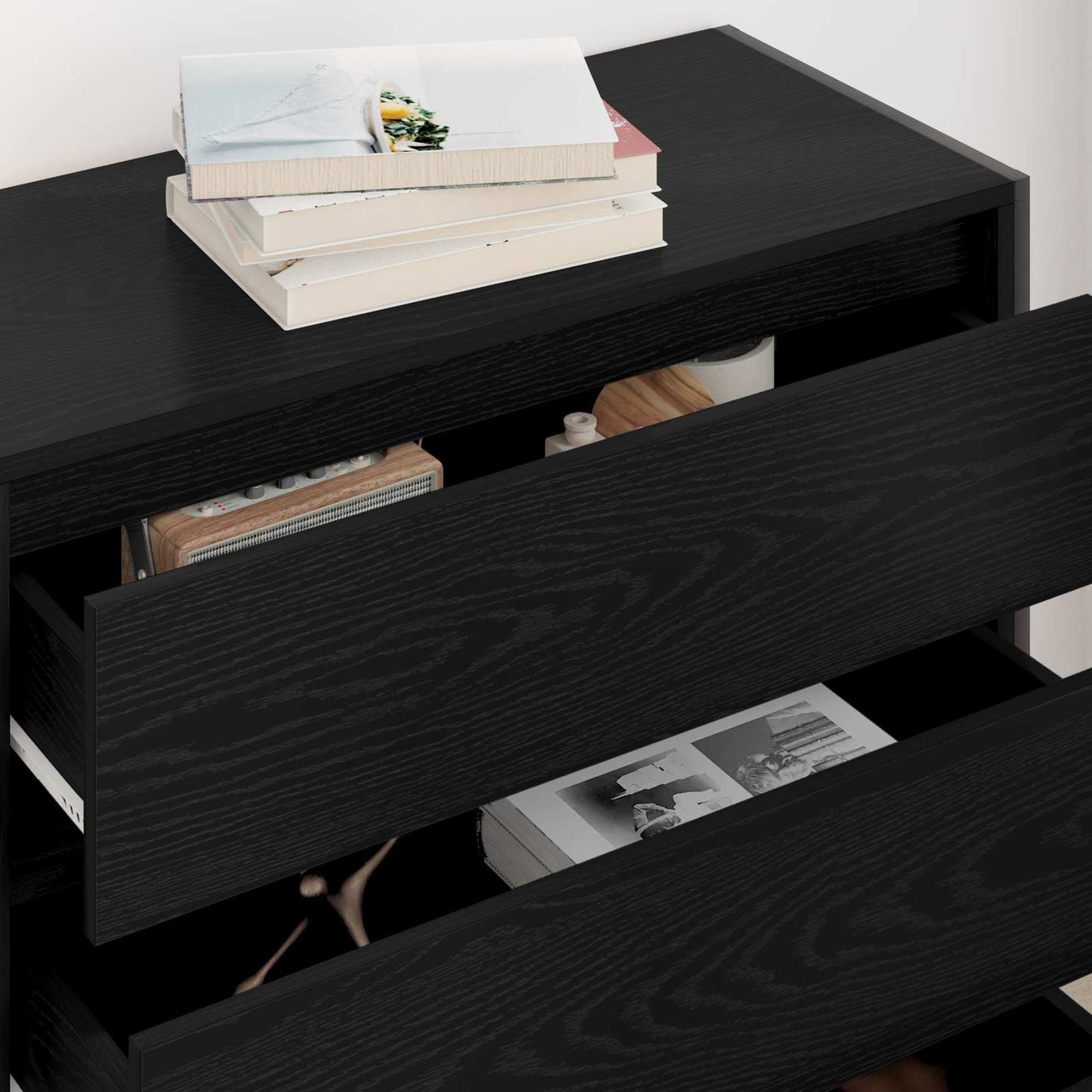 Széf Fekete tölgy 79 x 36 x 75.5 cm Szerelt Fa