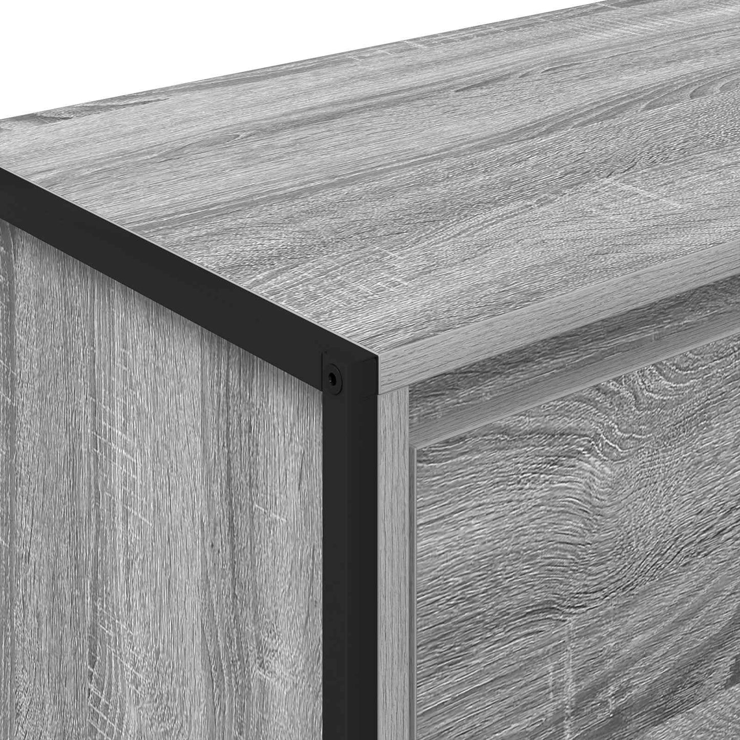 Széf fiókkal Szürke Sonoma 79 x 36 x 75.5 cm Faanyag