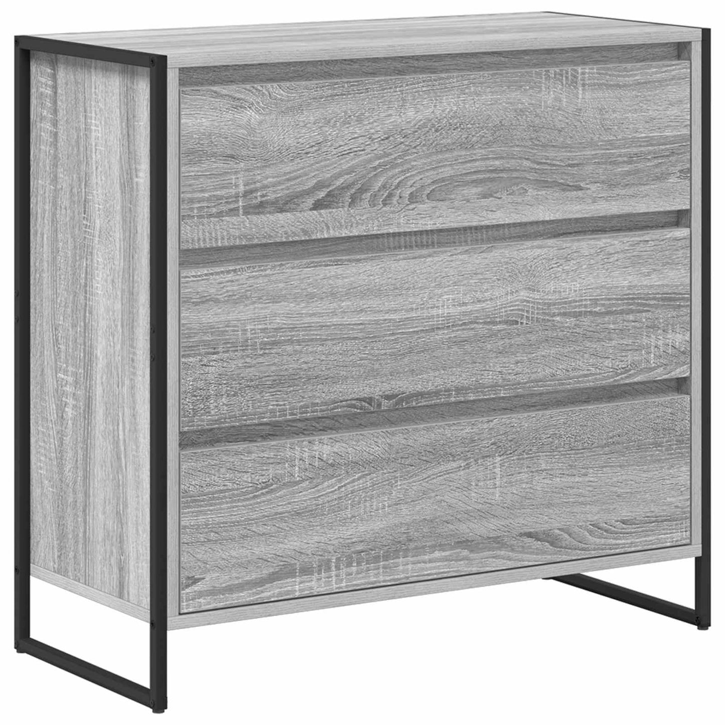 Széf Szürke Sonoma 79 x 36 x 75.5 cm Szerelt Fa
