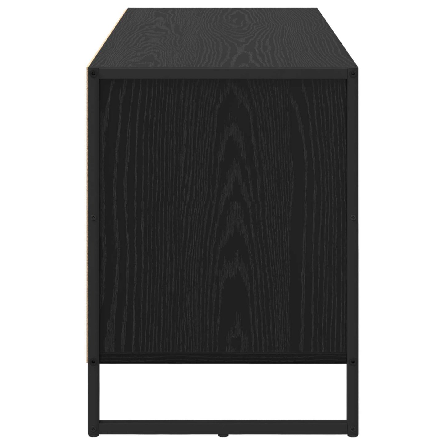 TV szekrény 100 x 36 x 49.5 cm Fekete tölgy Szerelt Fa