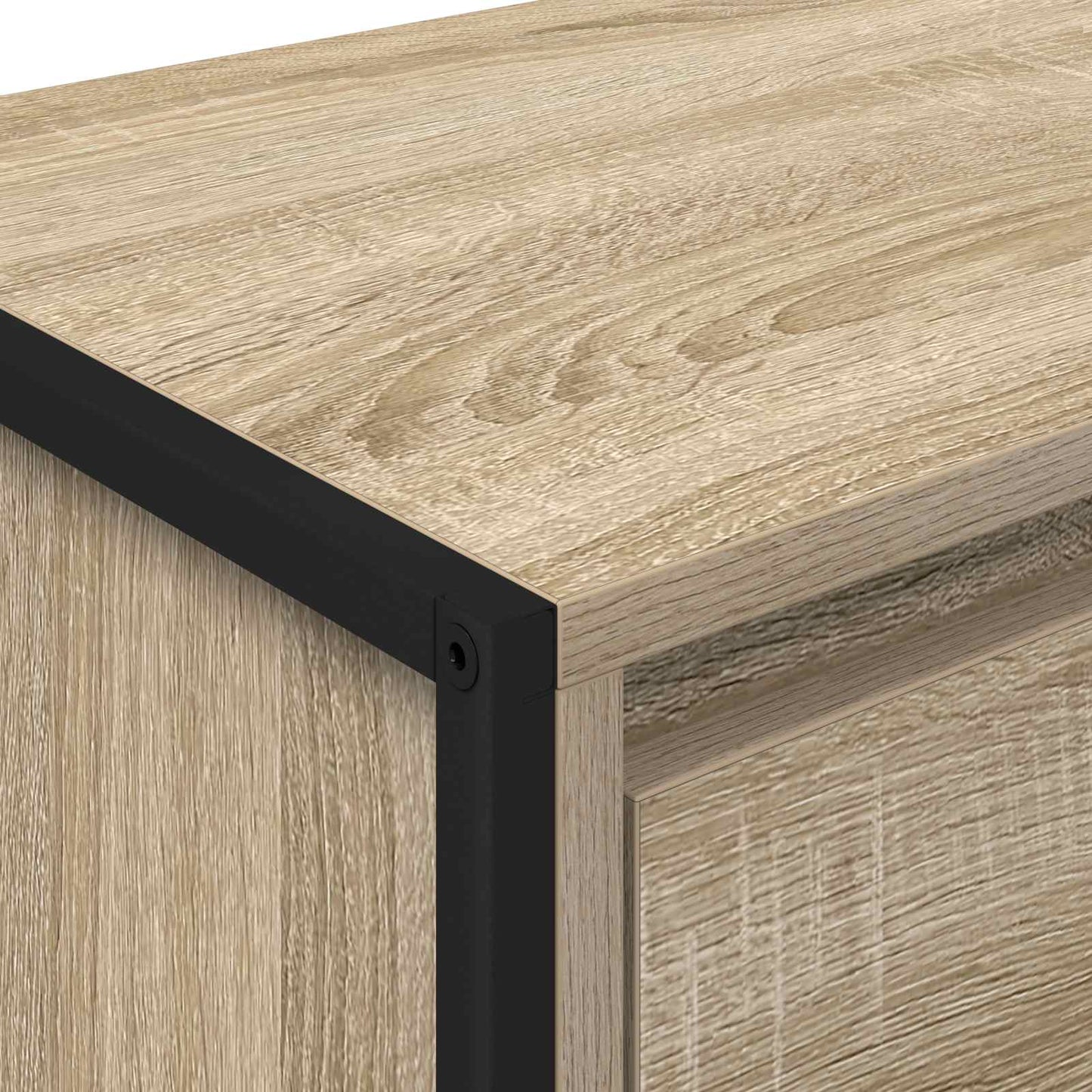 TV szekrény 100 x 36 x 49.5 cm Sonoma Szerelt Fa