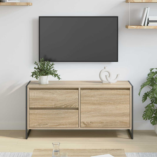 TV szekrény fiókkal Sonoma 100 x 36 x 49.5 cm Faanyag