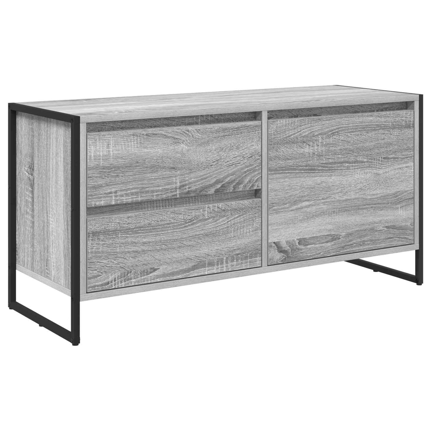 TV szekrény 100 x 36 x 49.5 cm Szürke Sonoma Szerelt Fa