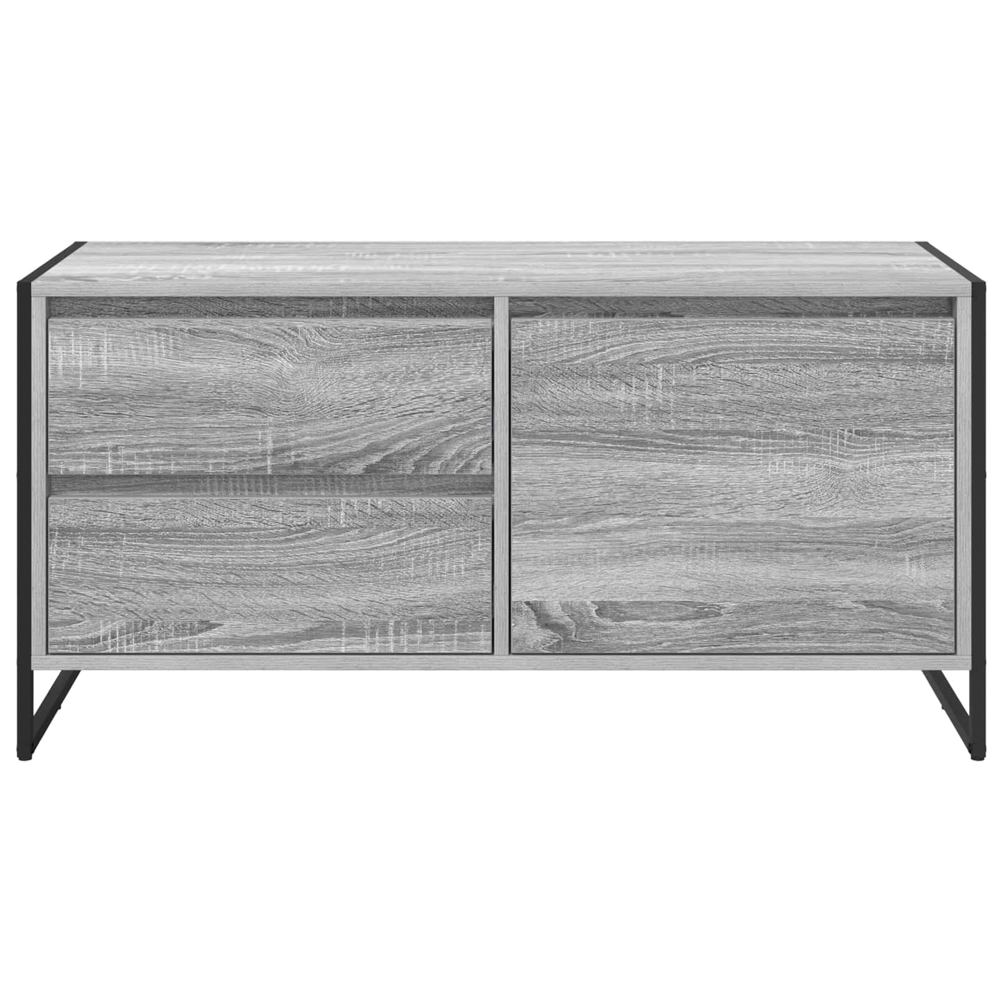 TV szekrény 100 x 36 x 49.5 cm Szürke Sonoma Szerelt Fa