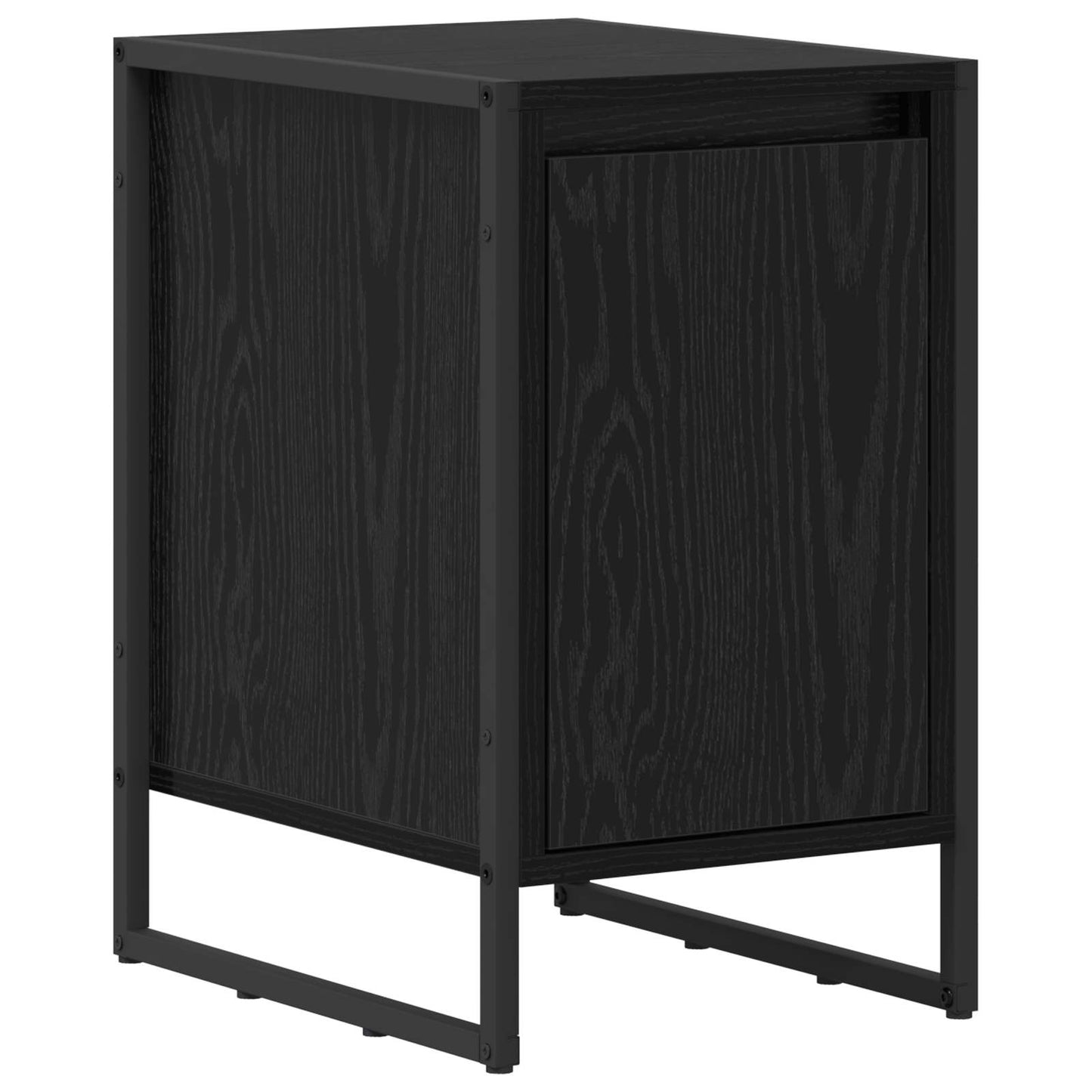 Éjjeli asztal 2 db Fekete tölgy 39,5 x 30 x 50 cm Szerelt Fa