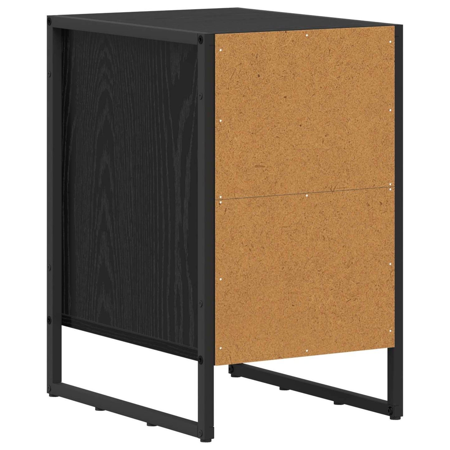 Éjjeli asztal 2 db Fekete tölgy 39,5 x 30 x 50 cm Szerelt Fa