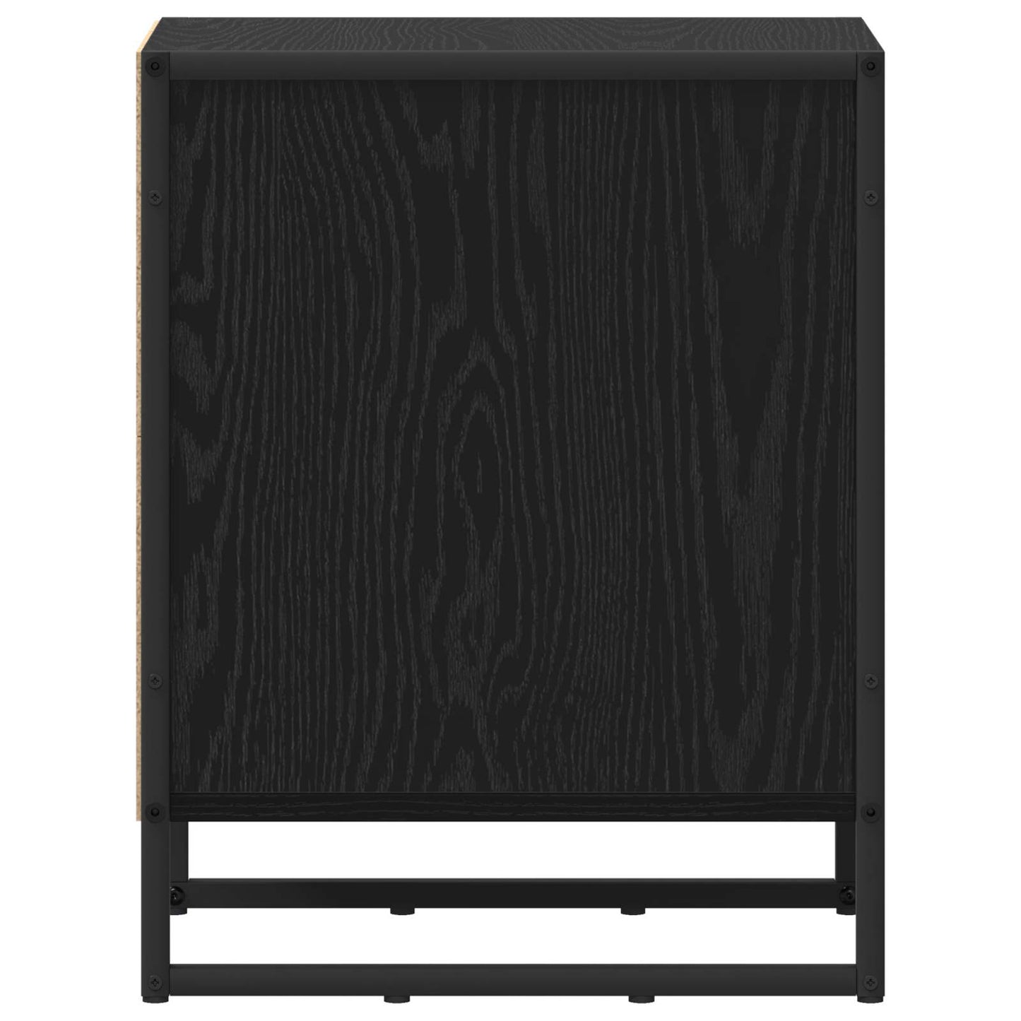 Éjjeli asztal 2 db Fekete tölgy 39,5 x 30 x 50 cm Szerelt Fa
