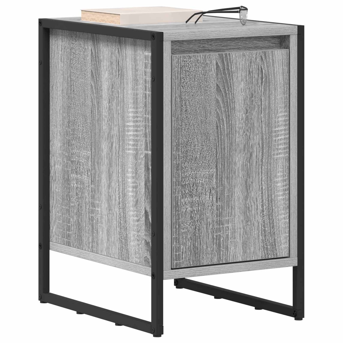 Éjjeli asztal 2 pcs Szürke Sonoma 39,5 x 30 x 50 cm Faanyag