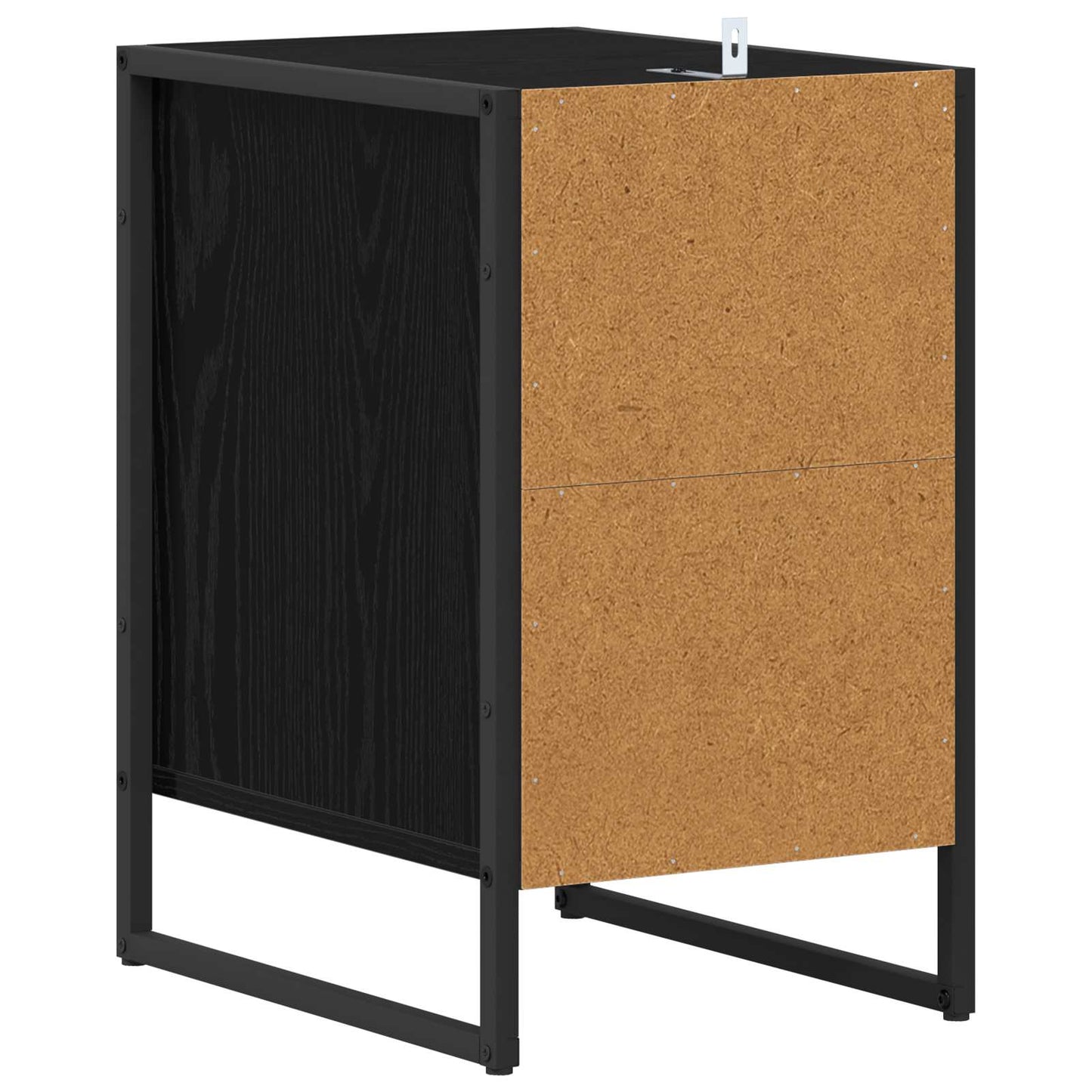 Éjjeli asztal 2 db Fekete tölgy 39,5 x 30 x 50 cm Szerelt Fa