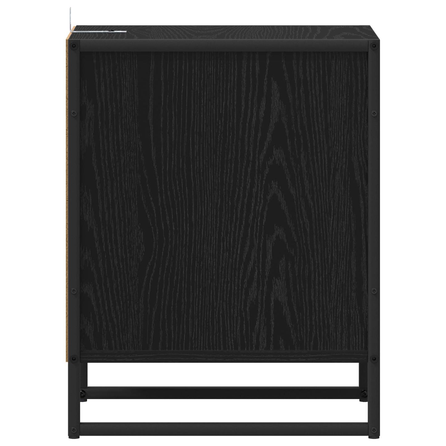 Éjjeli asztal 2 db Fekete tölgy 39,5 x 30 x 50 cm Szerelt Fa