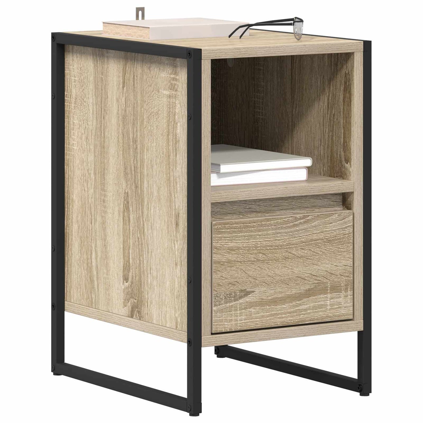 Éjjeli asztal 2 db Sonoma 39,5 x 30 x 50 cm Szerelt Fa