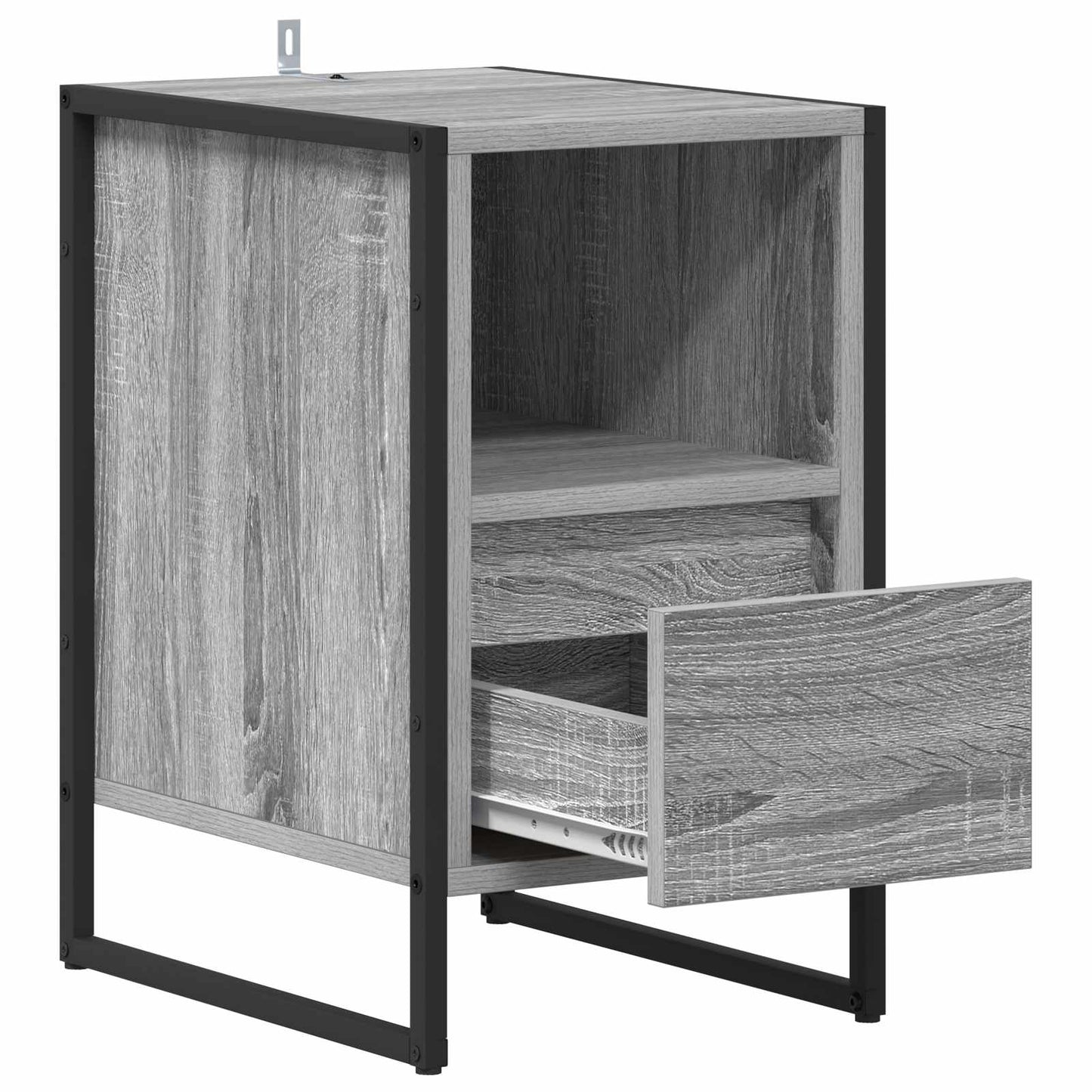 Éjjeli asztal 2 db Szürke Sonoma 39,5 x 30 x 50 cm Szerelt Fa