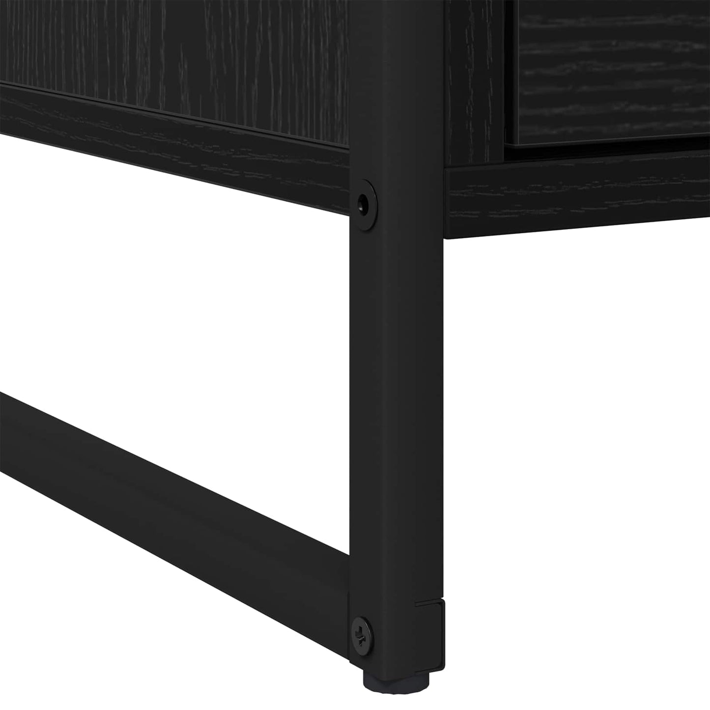 Éjjeli asztal 2 db Fekete tölgy 50 x 39,5 x 50 cm Szerelt Fa